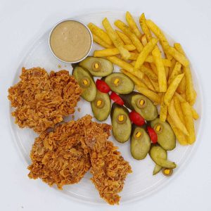 مرغ سوخاری 3 تکه